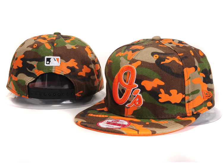 MLB Baltimore Orioles NE Snapback Hat #21